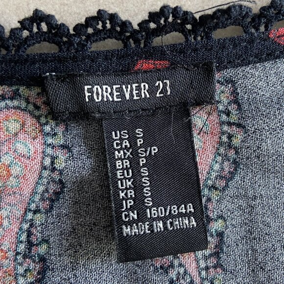 Forever 21 Paisley Floral Swing Dress ASO Clary Fray - Picture 5 of 9